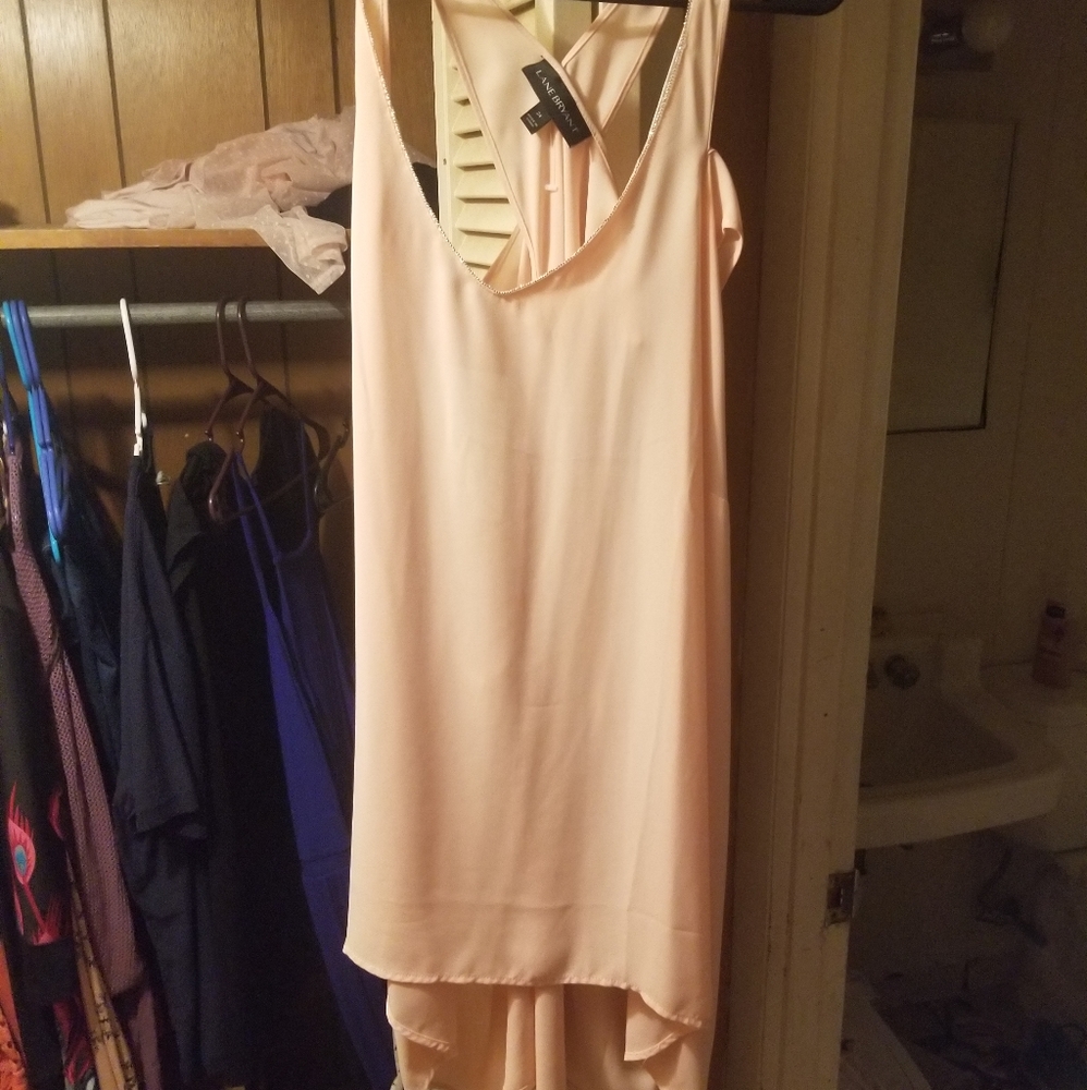 Pink plus size blouse.